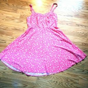 Torrid Pink and White Floral Dress